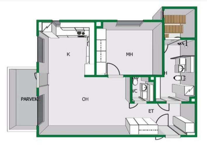 Northern Lights Apartment روفانييمي المظهر الخارجي الصورة